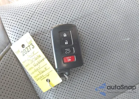 2015 Toyota Highlander Limited Platinum V6 из США, поврежденный, VIN 5TDDKRFH3FS127361